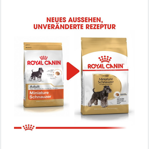 ROYAL CANIN Miniature Schnauzer Adult Hundefutter trocken für Zwergschnauzer 15 kg