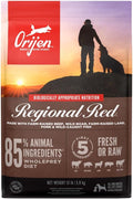 ORIJEN Grain Free Poultry Free High Protein Dry Dog Food Regional Red Recipe