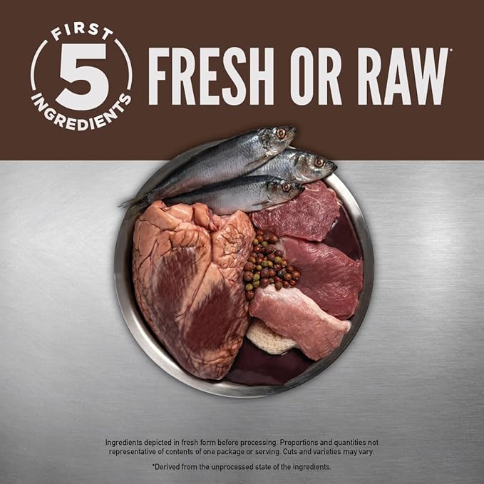 ORIJEN Grain Free Poultry Free High Protein Dry Dog Food Regional Red Recipe