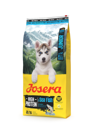 Josera 12.5 KG High Protein Junior Sea Fish proteinreiches Welpenfutter für aktive Junghunde