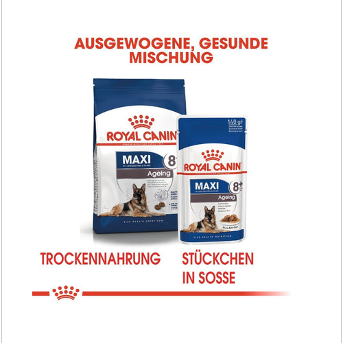 ROYAL CANIN MAXI Ageing 8+ Trockenfutter für ausgewachsene Hunde, große Rassen 15 kg