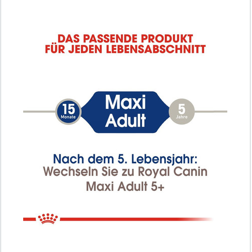 ROYAL CANIN MAXI Adult Trockenfutter für große Hunde 15 kg