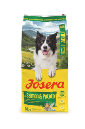 Josera 12.5 KG Adult Salmon & Potato getreidefreies, proteinreduziertes Hundefutter
